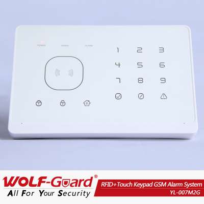 Multi-Languages Voice New RFID+ Touch Keypad GSM Home Alarm Security System with APP Control